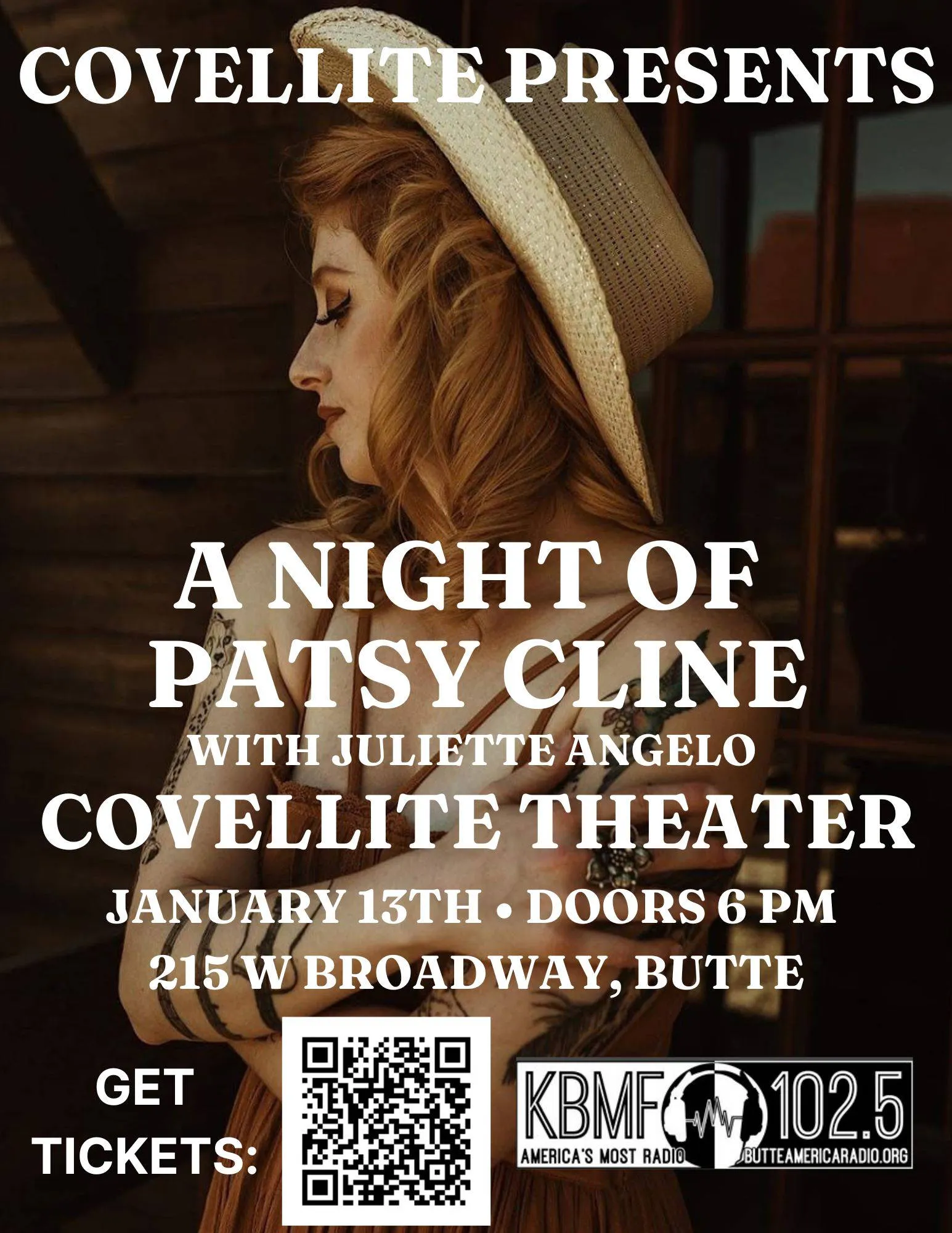 A Night of Patsy Cline with Juliette Angelo event banner