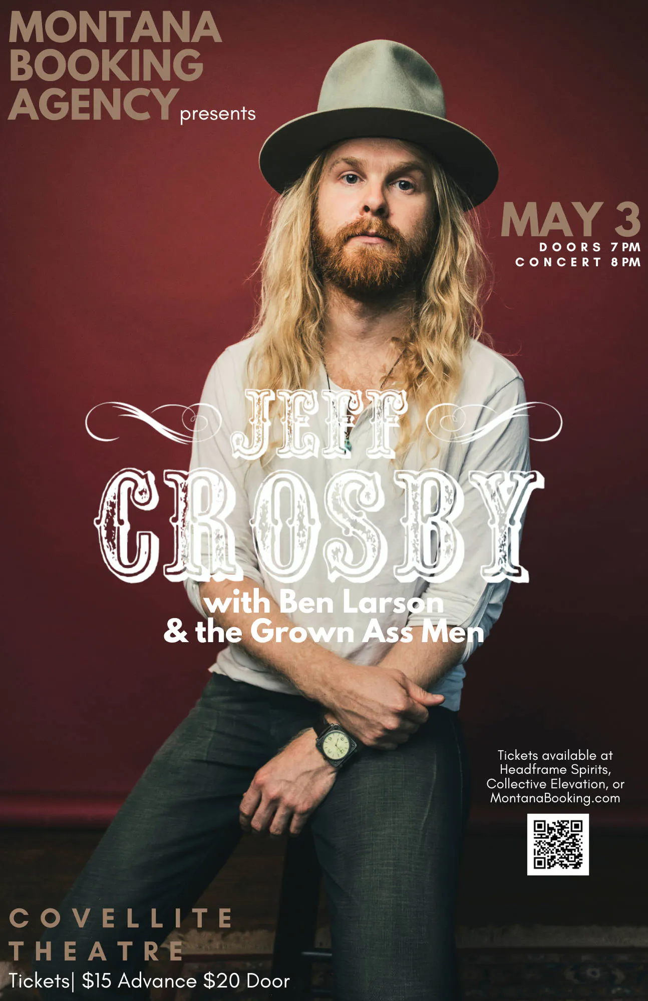 Jeff Crosby Band w/ Ben Larson & the Grown Ass Men event banner
