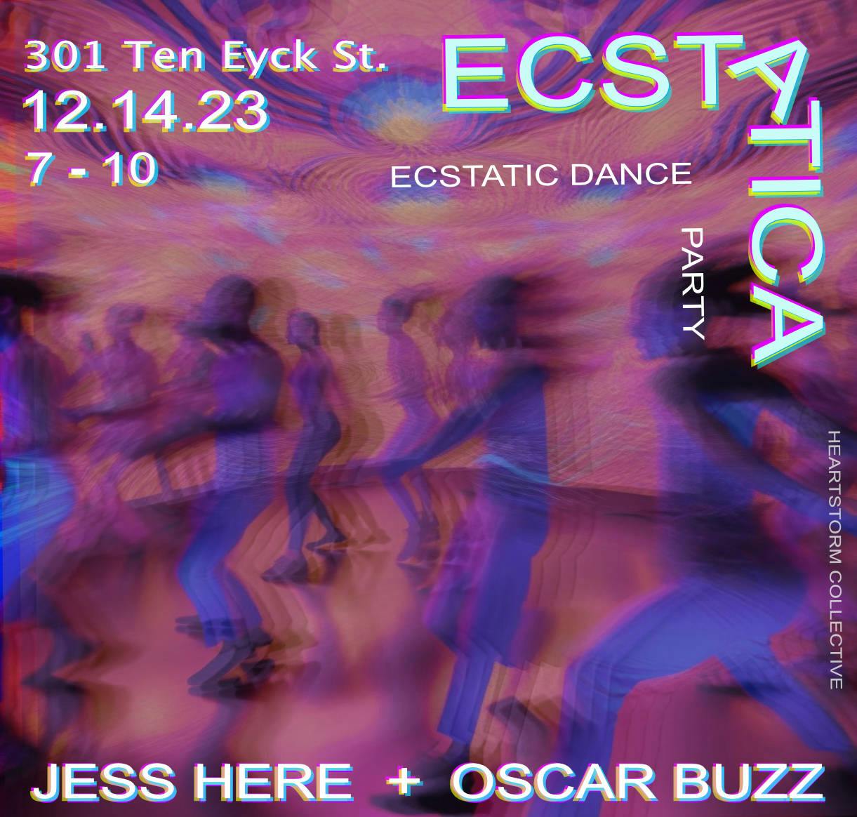 ECSTATICA event banner