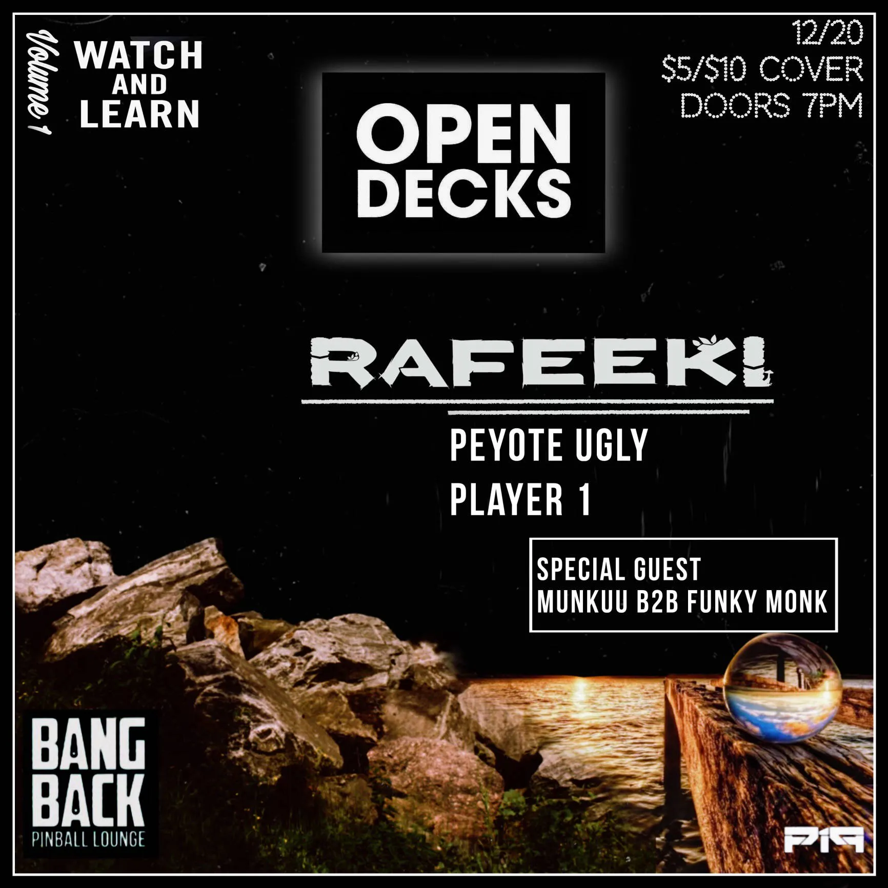 Watch & Learn Volume.1 with Rafeeki event banner