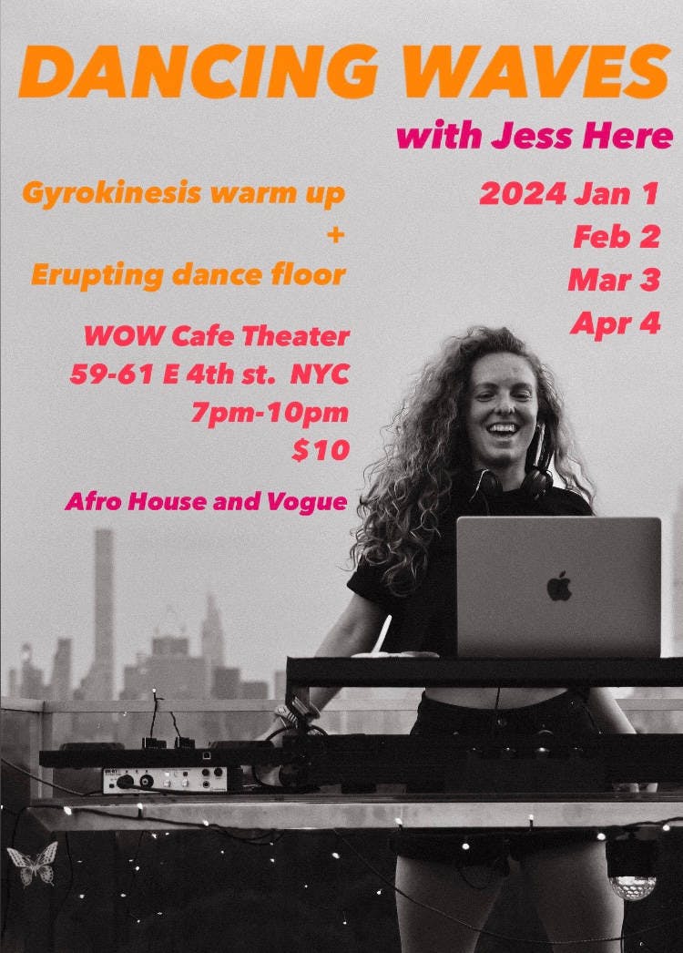 Dancing Waves event banner