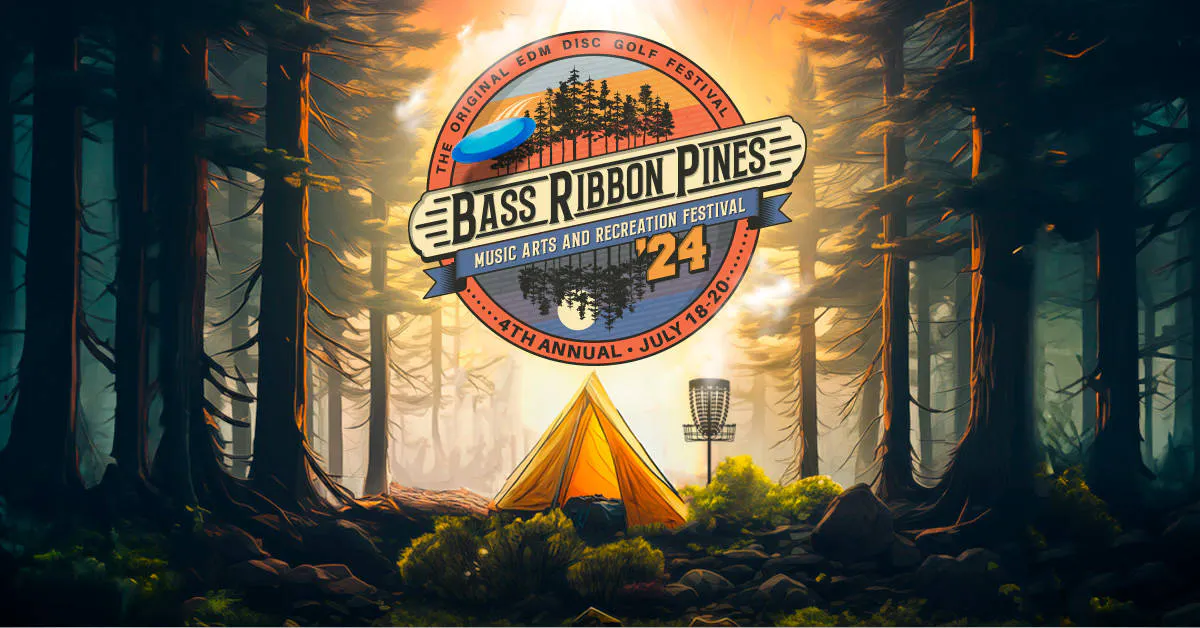 Bass Ribbon Pines Festival 2024 - July 18th-July 21st event banner