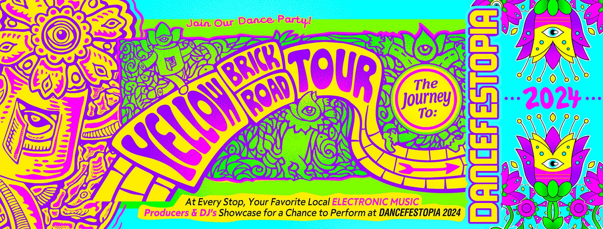 Low & High Presents: Minneapolis - Dancefestopia Yellow Brick Road Tour event banner