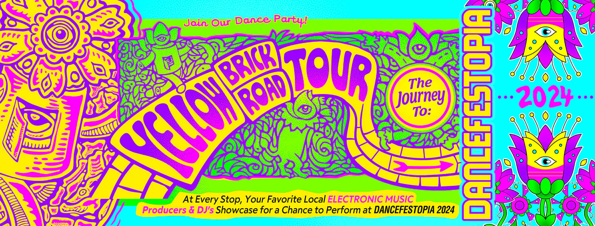 Low & High Presents: Minneapolis - Dancefestopia Yellow Brick Road Tour event banner