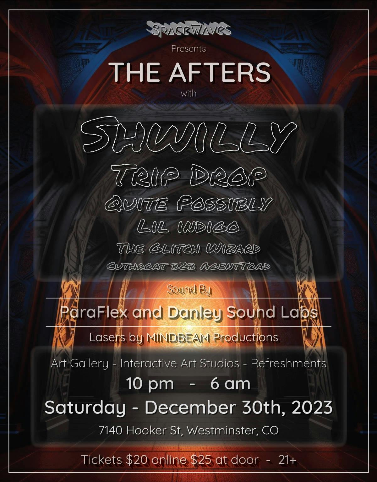 THE AFTERS ALL Night New Years Party The Ticketing Co.