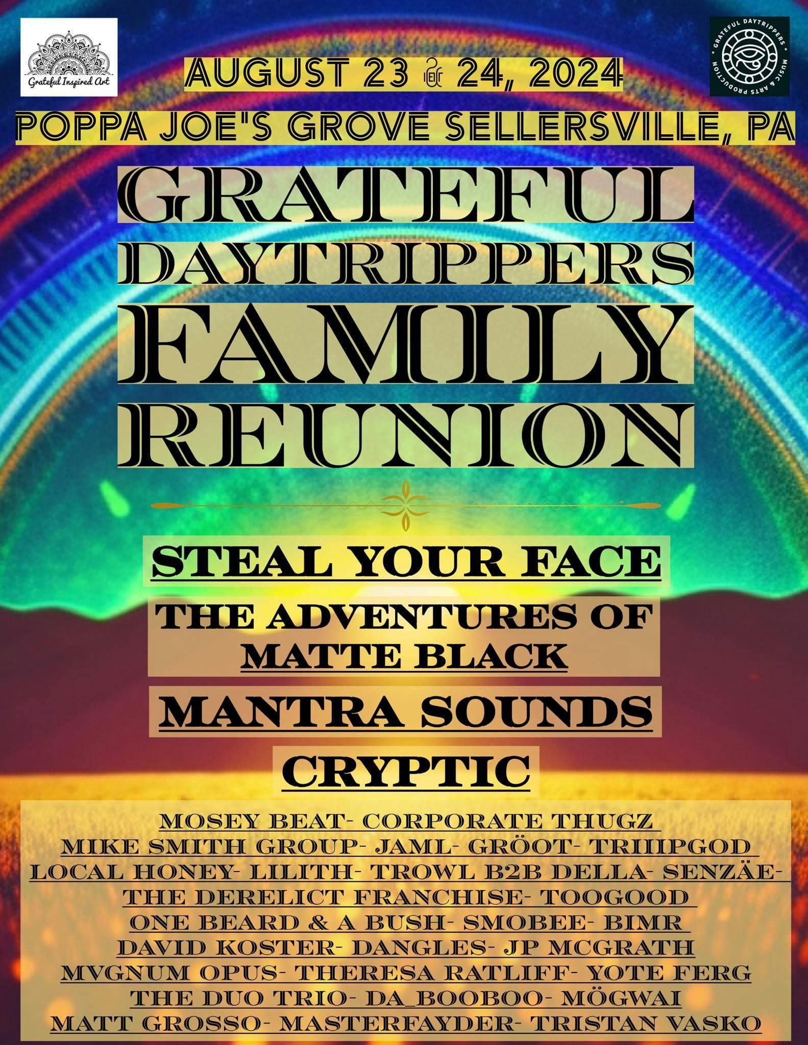 Grateful Daytrippers Family Reunion 2024 The Ticketing Co.