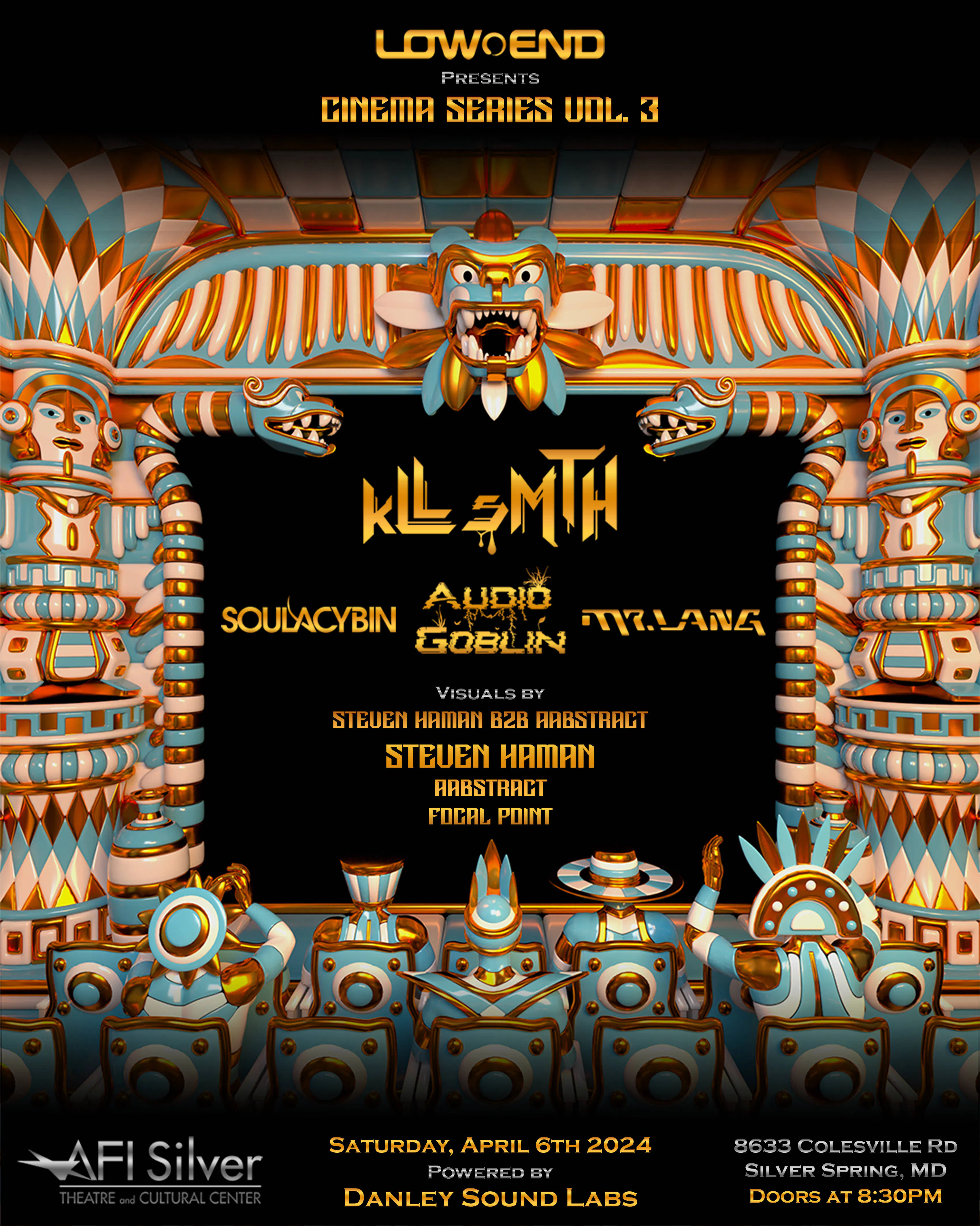 kLL sMTH w/ Steven Haman at AFI Theater event banner