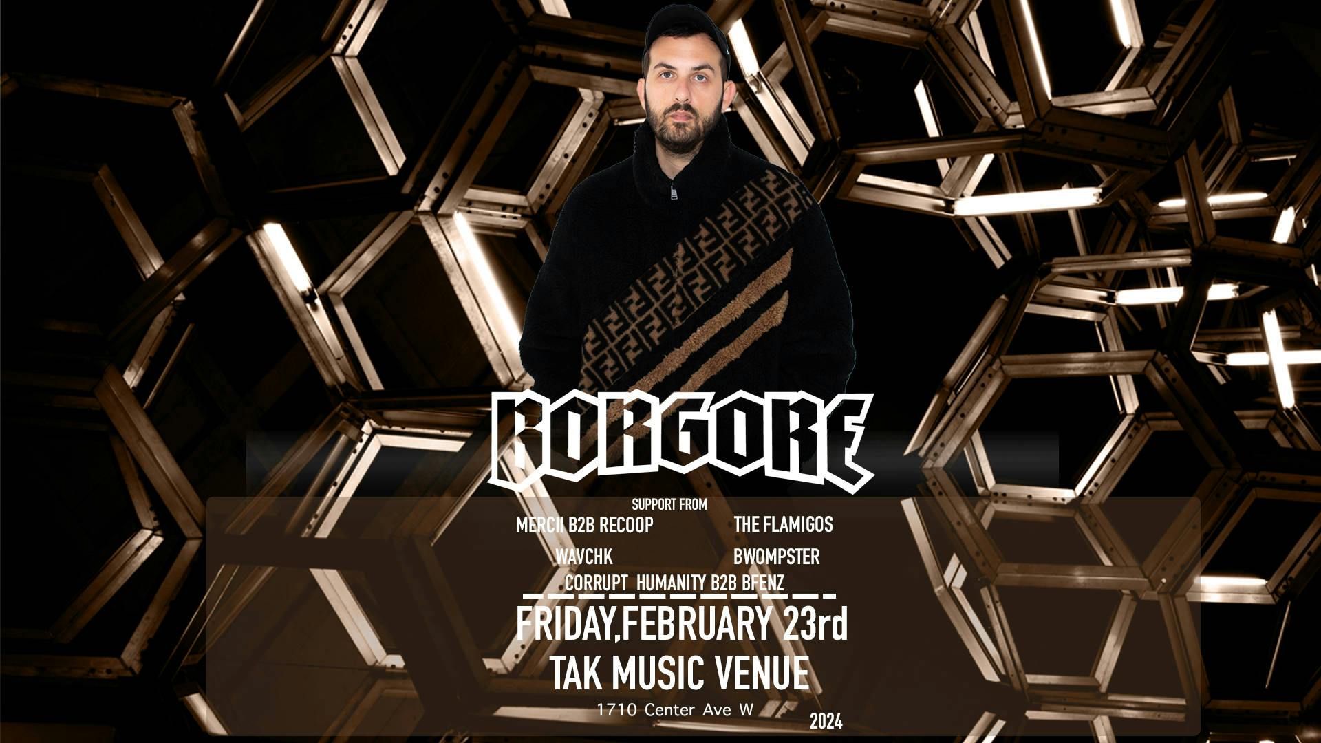 BORGORE - FARGO event banner