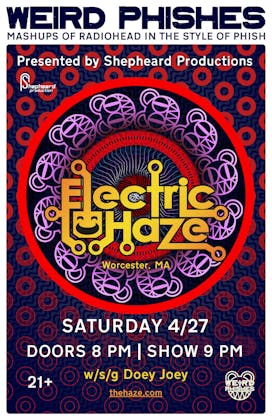 Weird Phishes (Radiohead and Phish) WSG/ Doey Joey event banner
