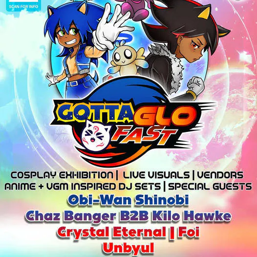 Gotta Glo Fast 2 Cinci(Cosplay Rave) event banner
