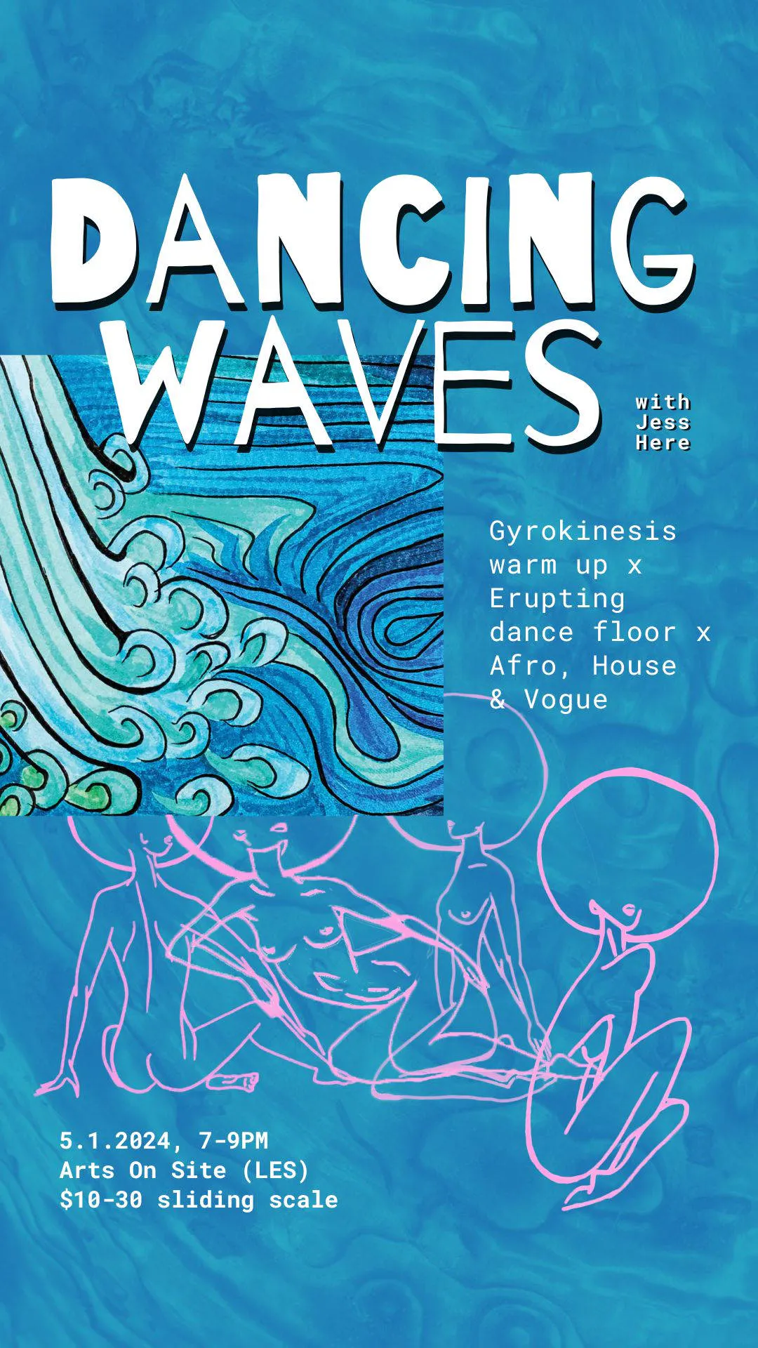 Dancing Waves event banner