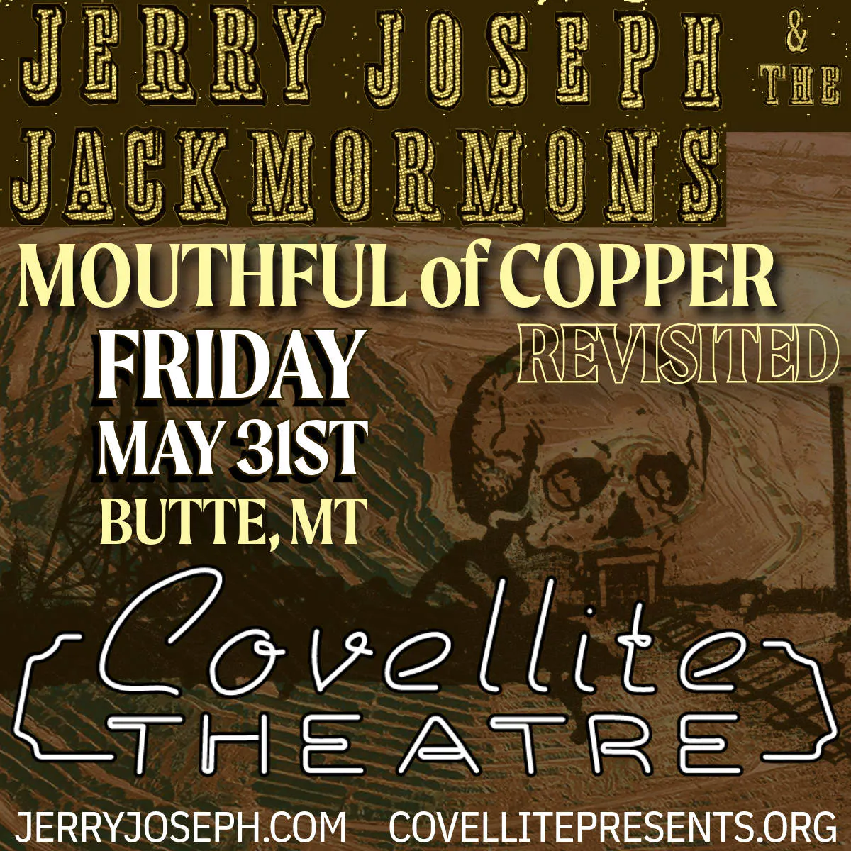 Jerry Joseph & The Jackmormons - Deluxe Vinyl Release Show event banner