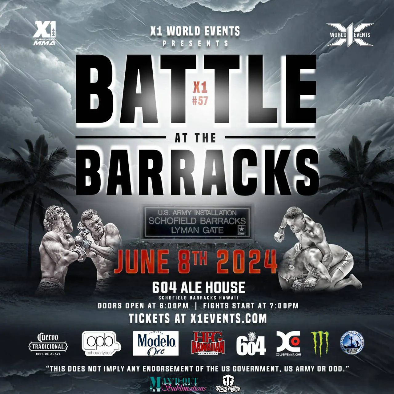 X1#57 Battle At The Barracks event banner