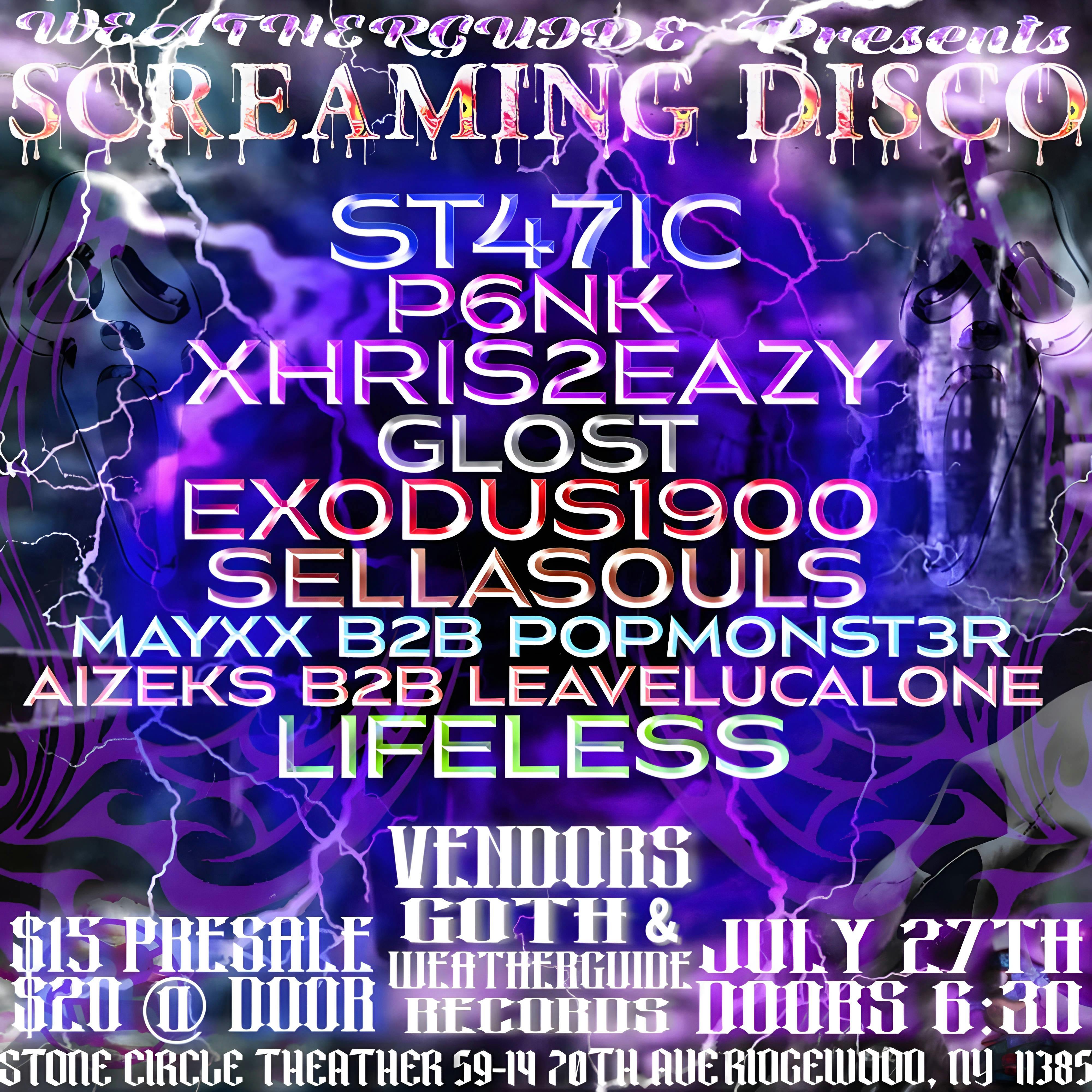 Weatherguide Presents: Screaming Disco | The Ticketing Co.