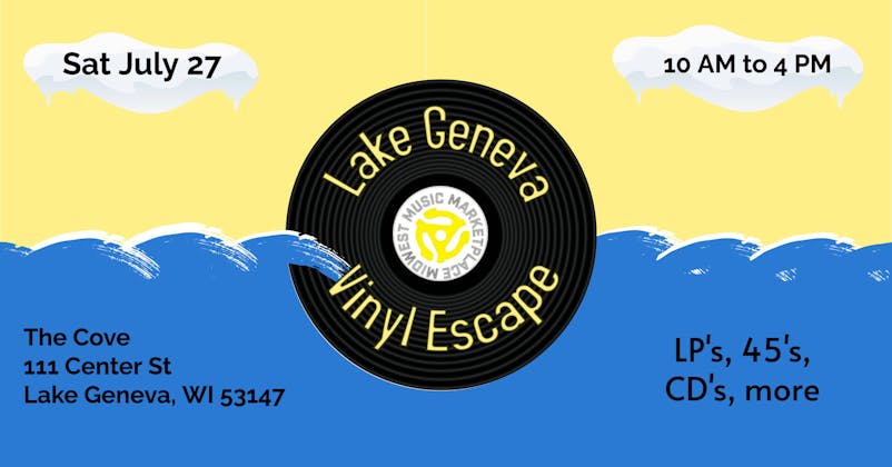 Lake Geneva Vinyl Escape event banner