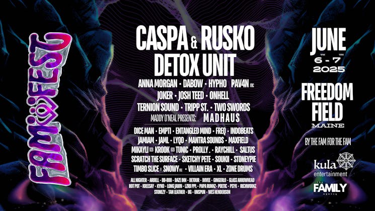 FAM FEST 2025 event banner