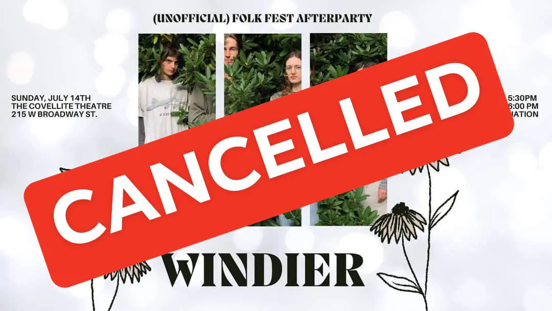 CANCELLED! Winder event banner