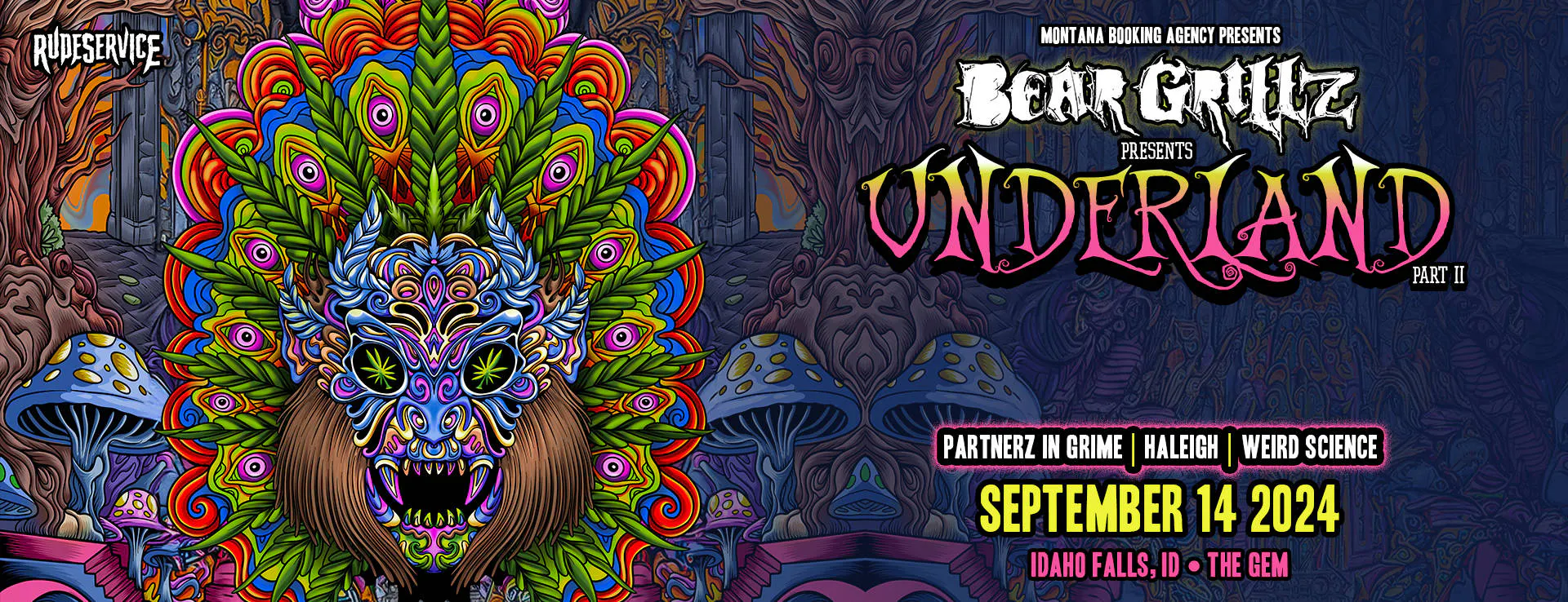Bear Grillz Presents The Underland Tour event banner