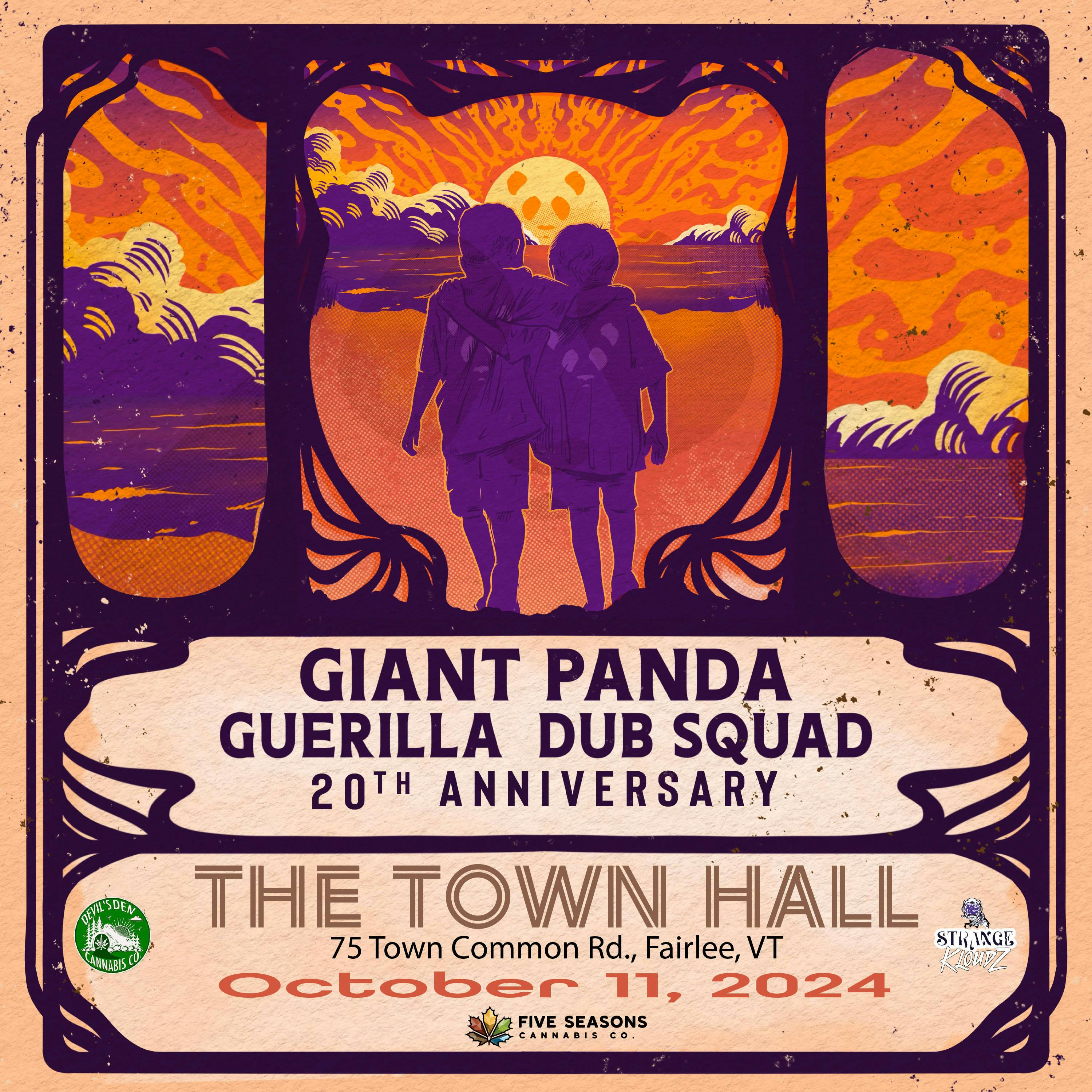 Giant Panda Guerilla Dub Squad 20th Anniversary Tour event banner
