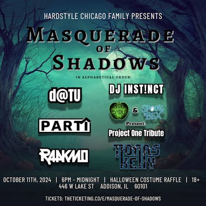 Masquerade of Shadows event banner