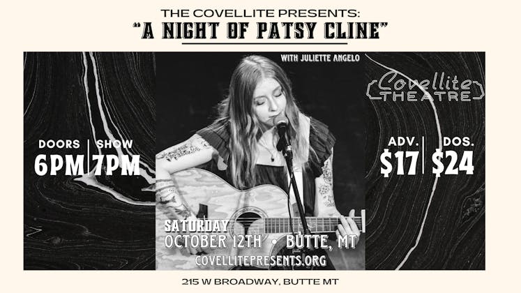 A Night of Patsy Cline with Juliette Angelo event banner