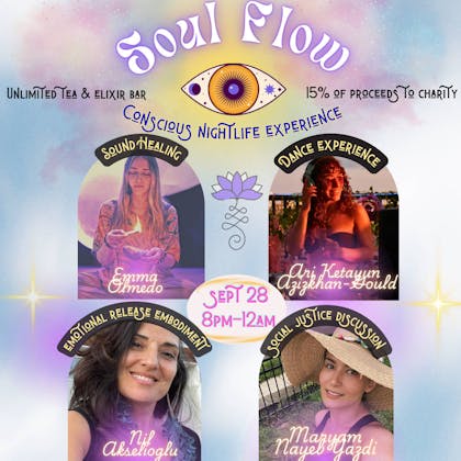 Soul Flow: Conscious Nightlife Experience Sept 28 event banner