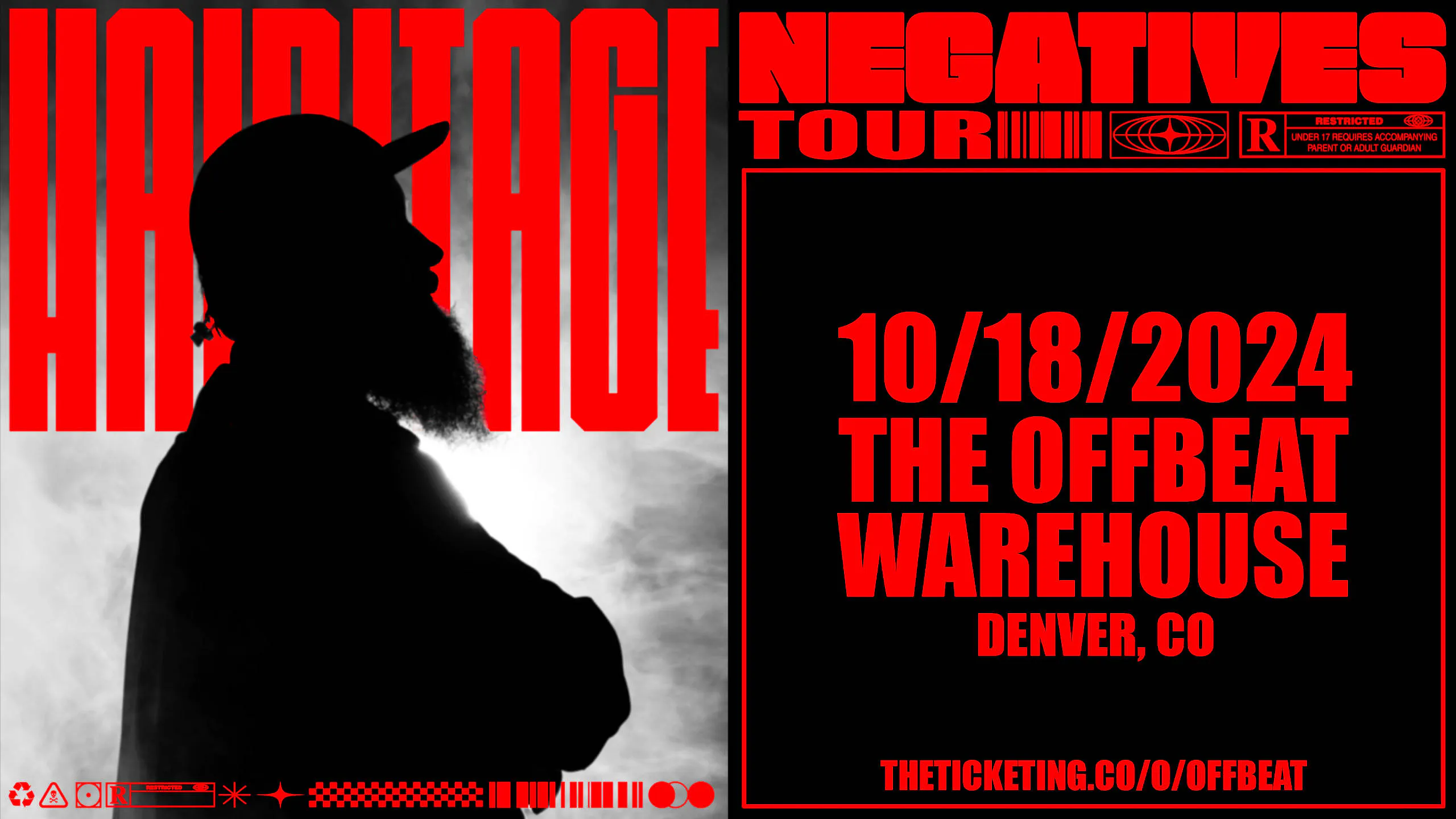 OFFBEAT PRESENTS : THE NEGATIVES TOUR W/ HAIRITAGE event banner