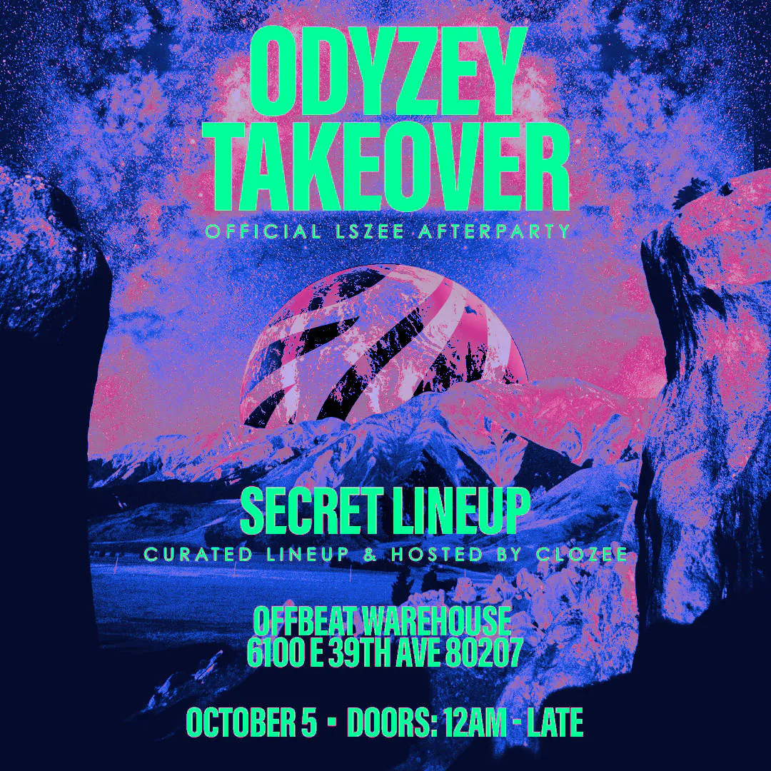 LSZEE AFTERS - ODYZEY TAKEOVER event banner