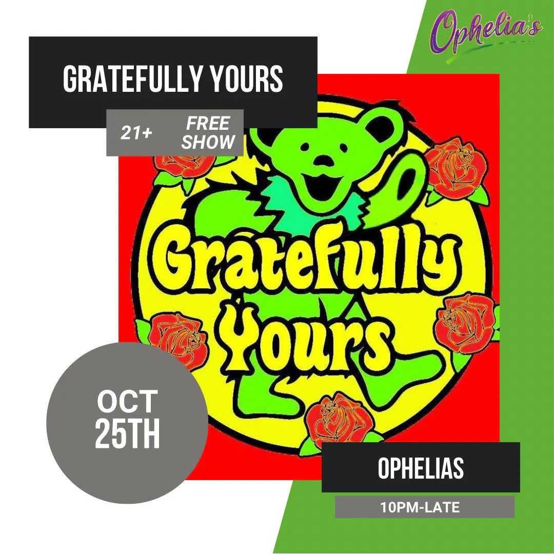 Gratefully Yours: Phish After Party event banner