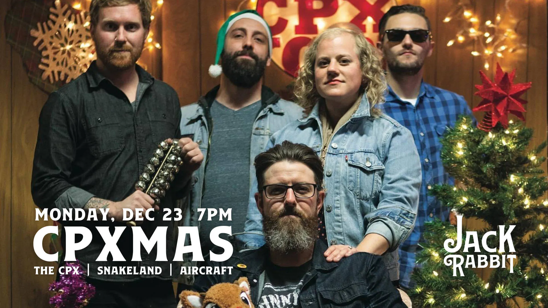 CPXMAS 2024 at Jack Rabbit with The CPX, Snakeland, and Aircraft event banner