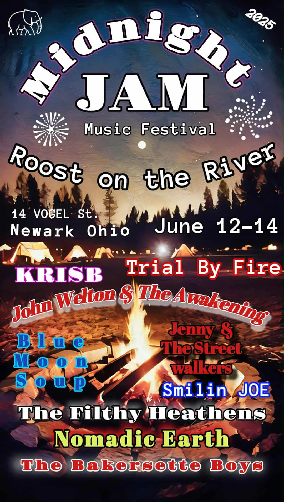 Midnight Jam Music Festival event banner