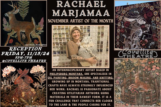 Rachael Marjamaa Artist Reception event banner