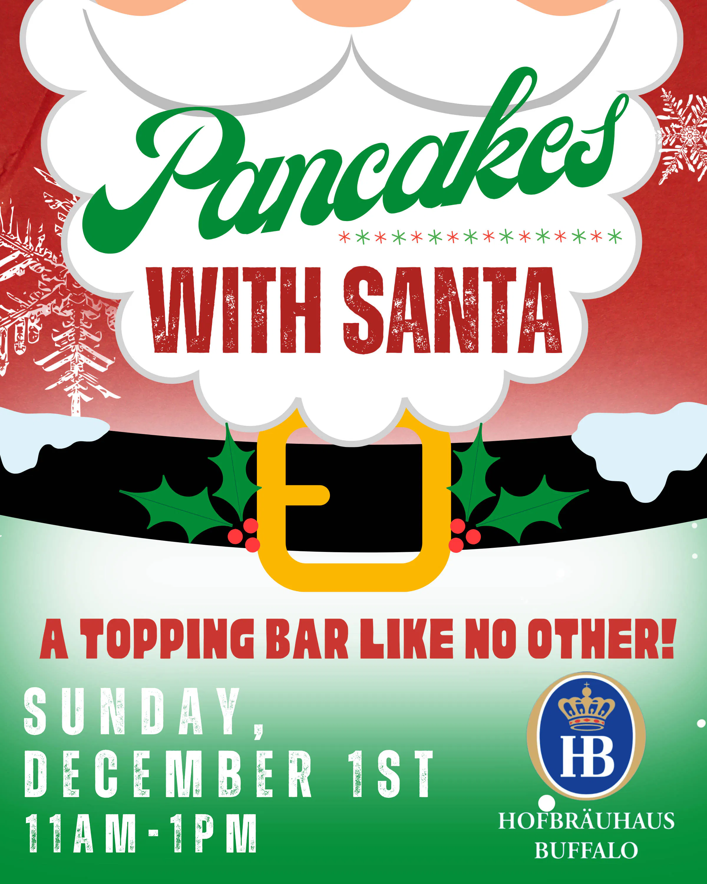 Pancakes With Santa! event banner