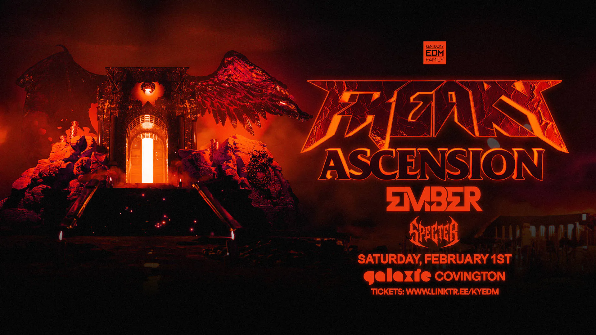 Freaky: Ascension Tour w/ Ember & Specter at Galaxie - Covington event banner