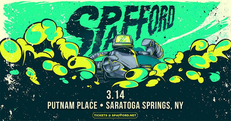 Spafford w/ Strange Machines event banner
