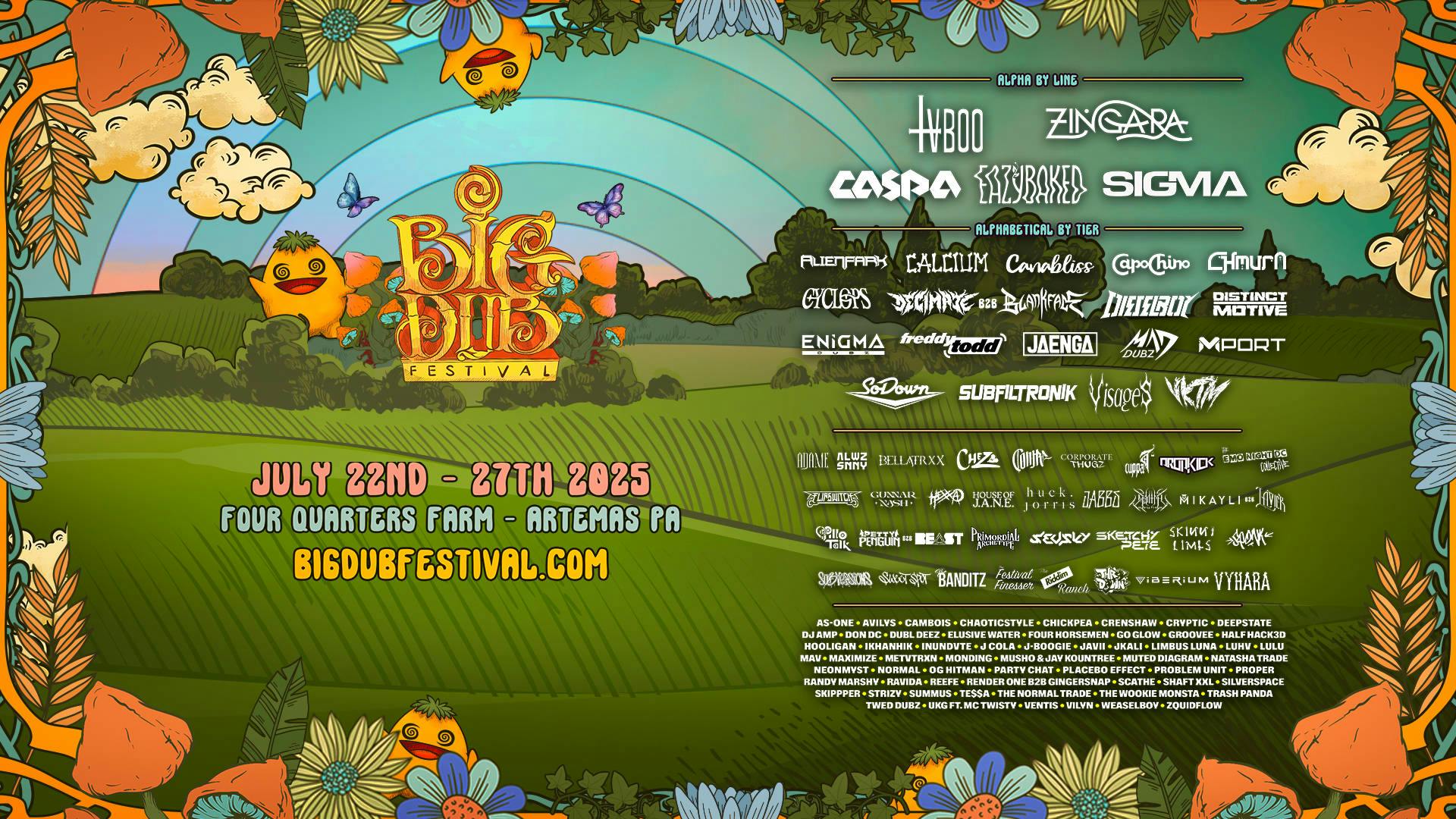 Big Dub Festival 2025 event banner