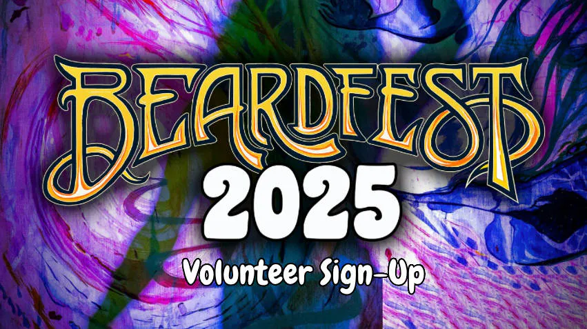 Beardfest 2025 Volunteers event banner