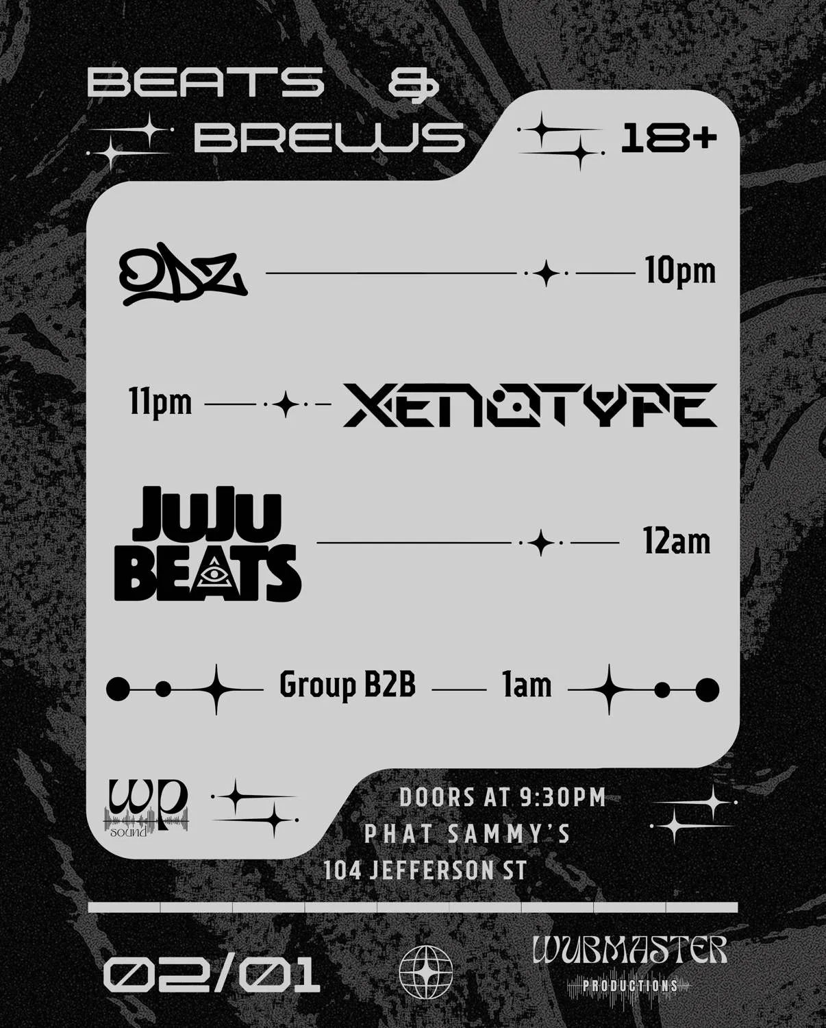 Beats & Brews event banner