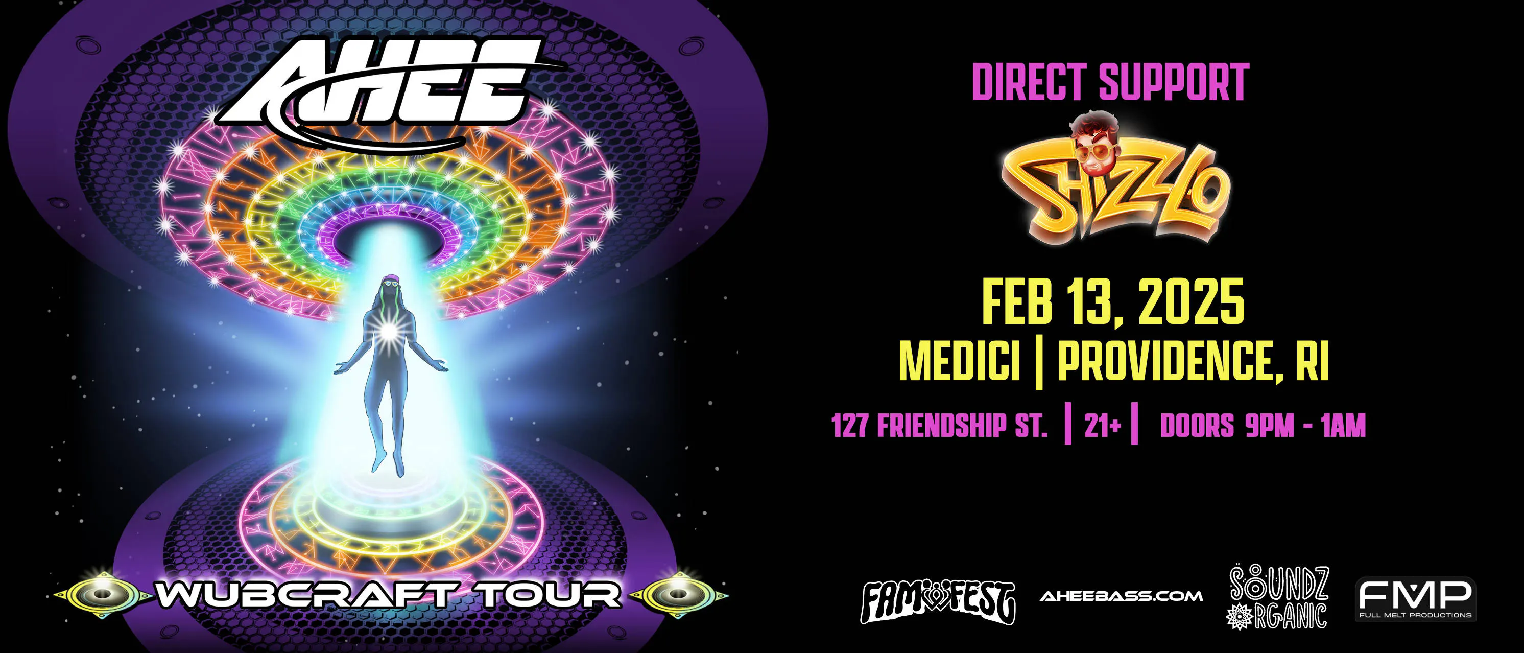AHEE - WUBCRAFT TOUR ft. ShizzLo & more event banner