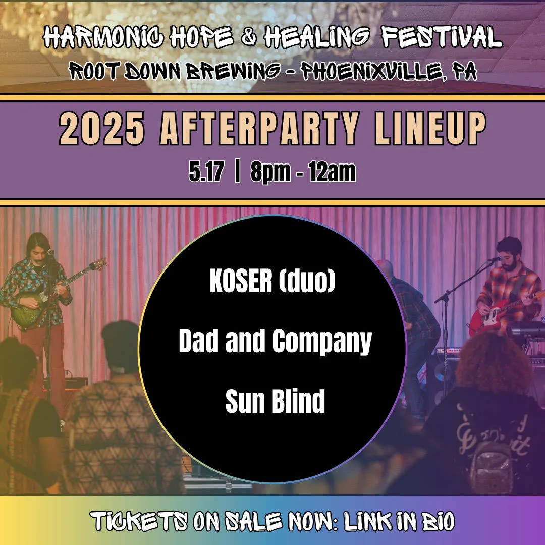 Harmonic Hope & Healing Festival 2025 After Party event banner