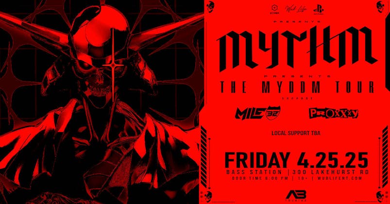 MYTHM AT BASS STATION event banner