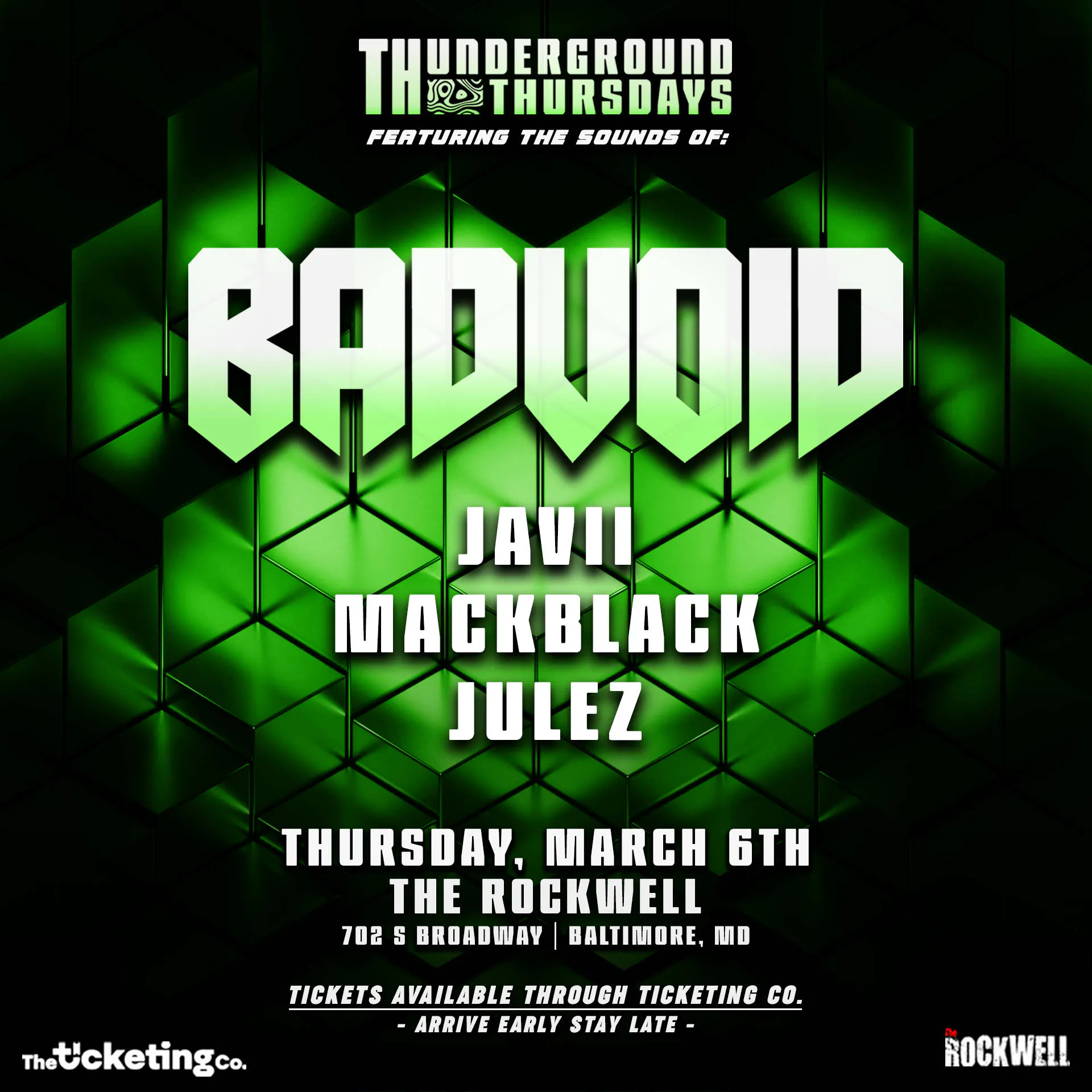 Thunderground Thursdays: Badvoid & More event banner