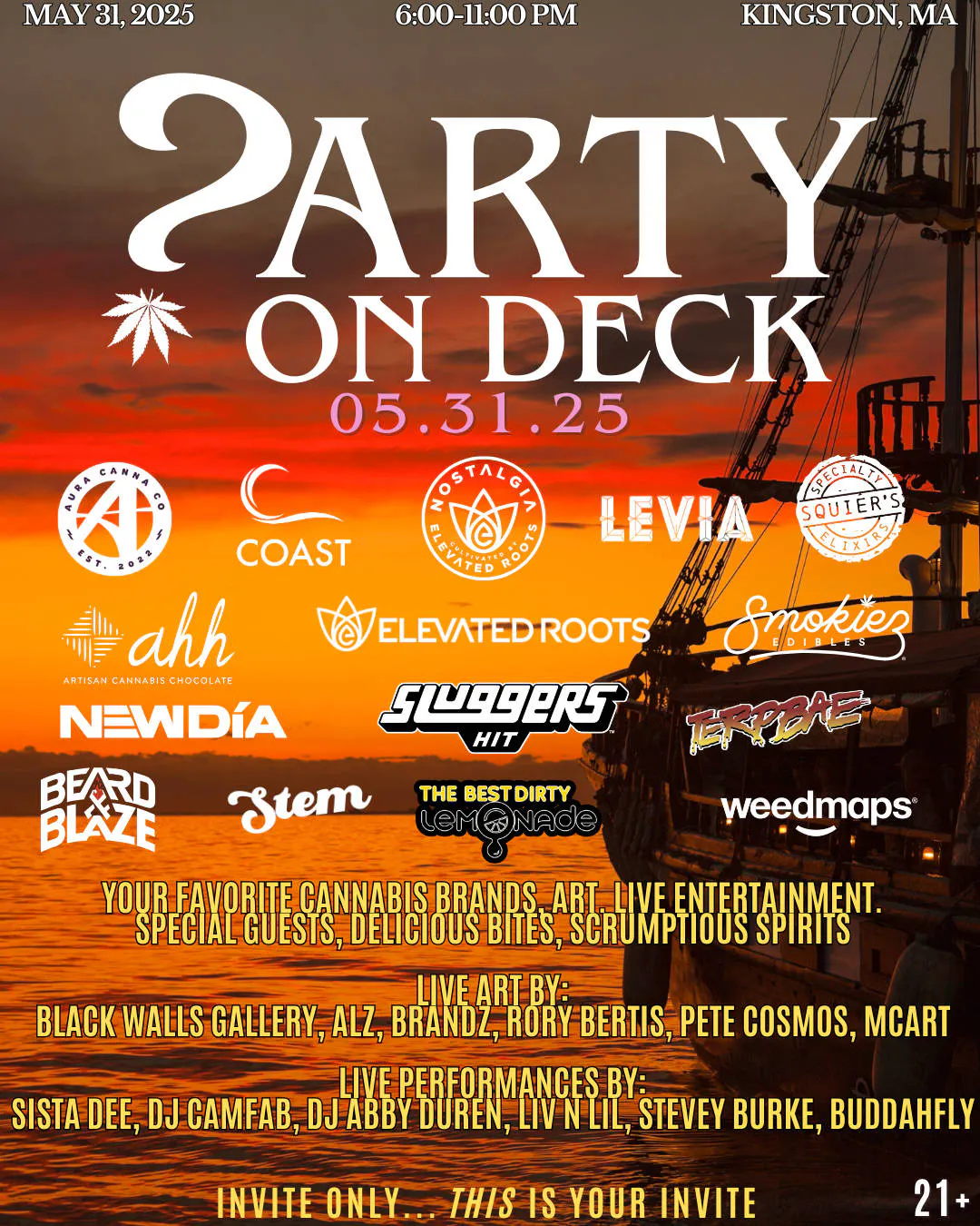 ?arty on deck event banner