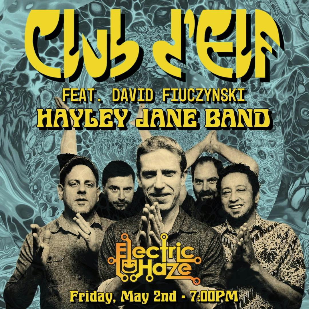 Club d'Elf feat Fuze & Hayley Jane Band event banner