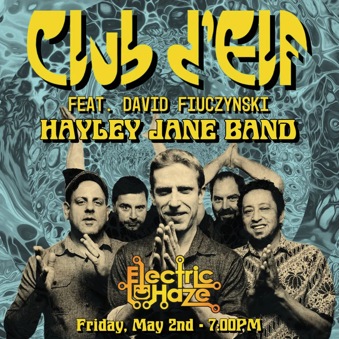 Club d'Elf feat Fuze & Hayley Jane Band event banner