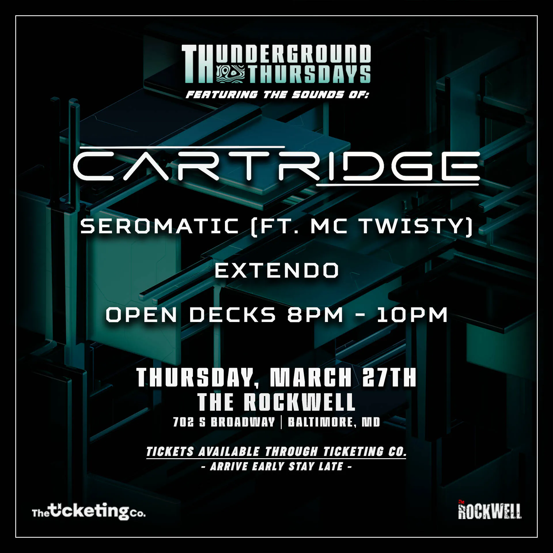 Thunderground Thursday Presents: Cartridge event banner