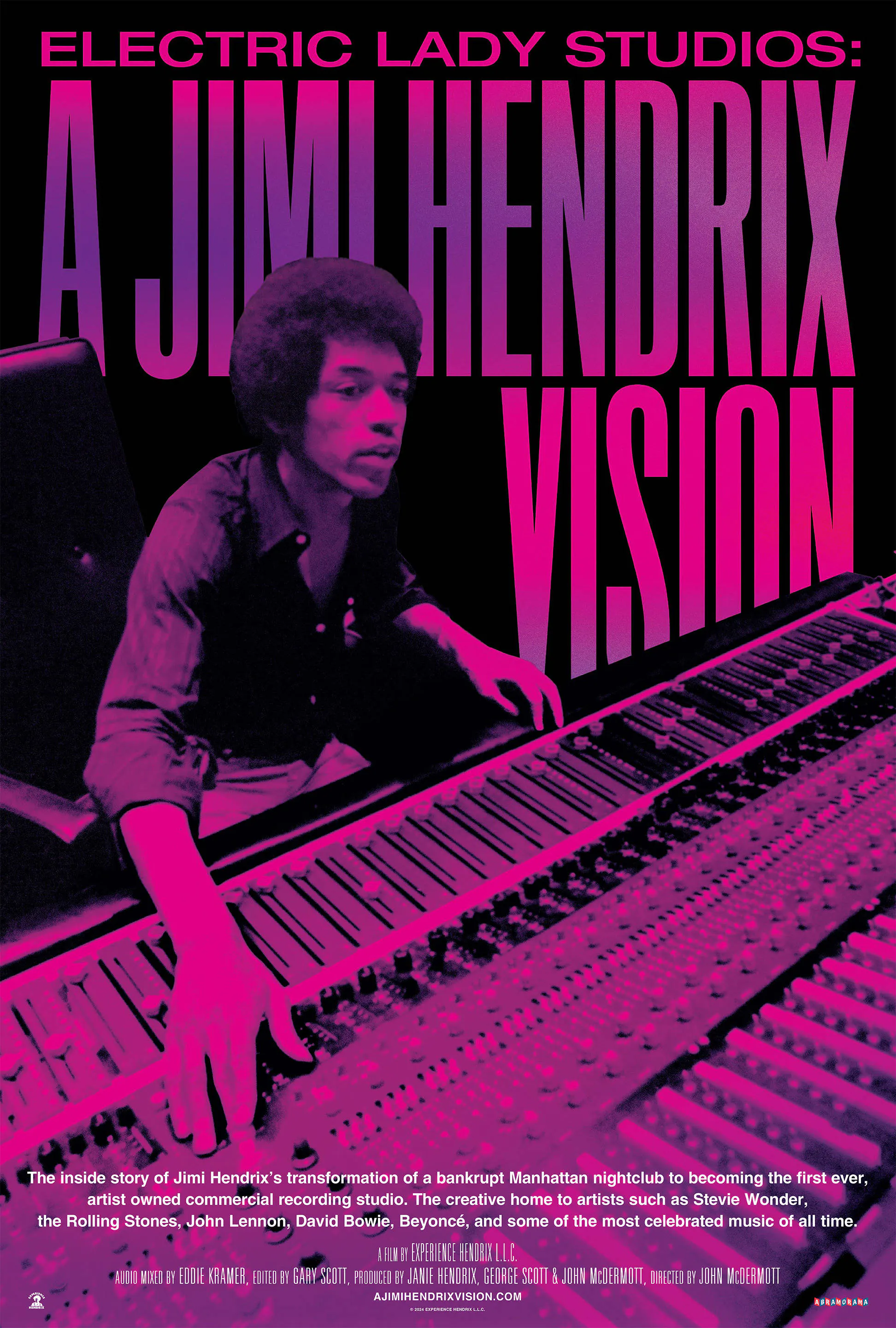 Electric Lady Studios:  A Jimi Hendrix Vision event banner