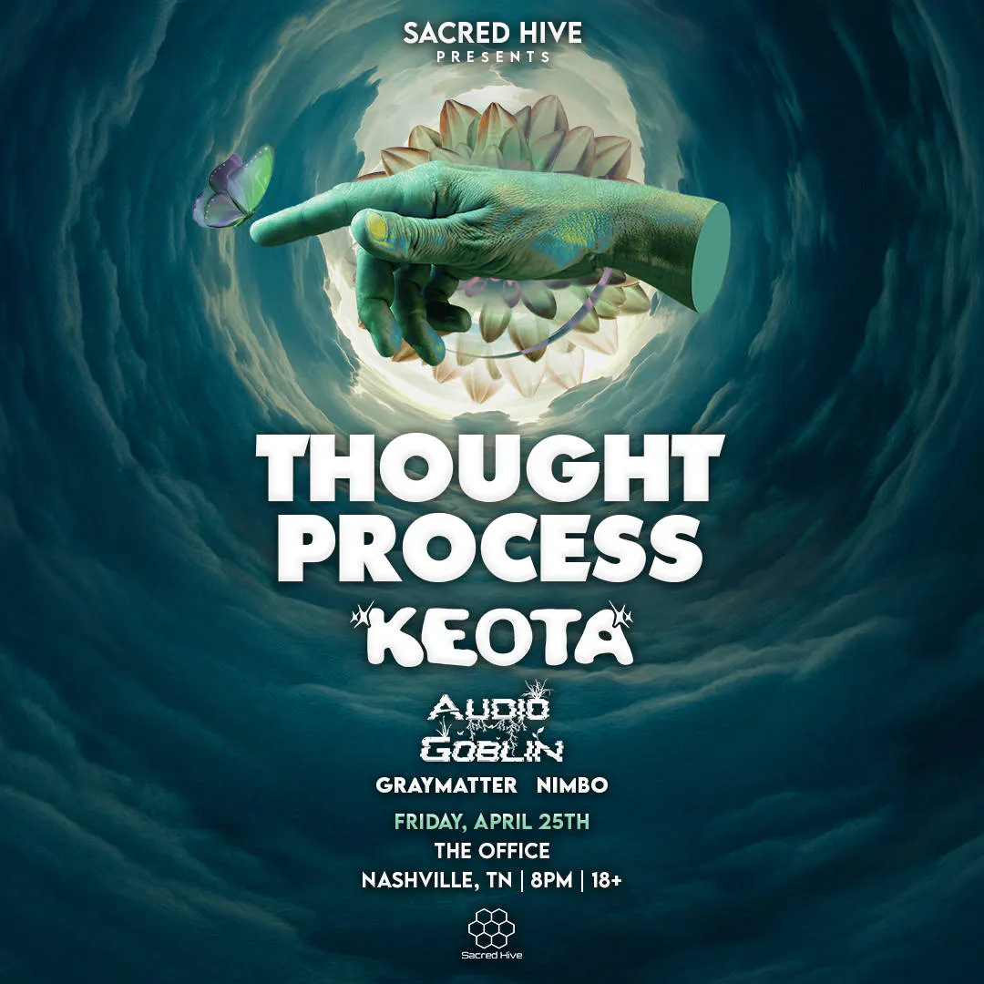 Thought Process + Keota at The Office event banner