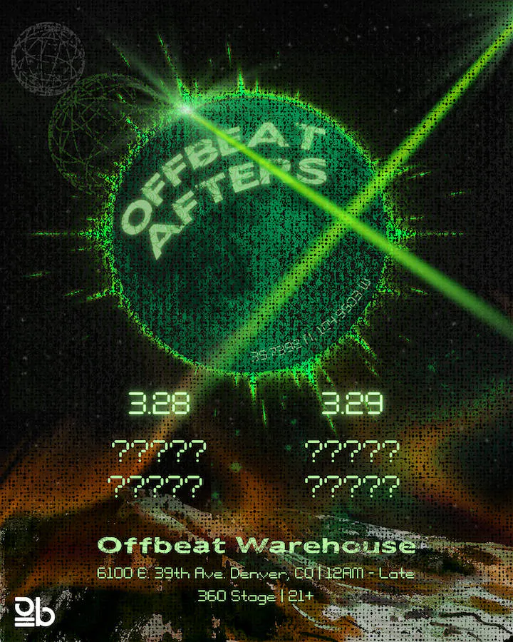 OFFBEAT PRESENTS : RED ROCKS AFTERS 3/29 (360 STAGE) event banner