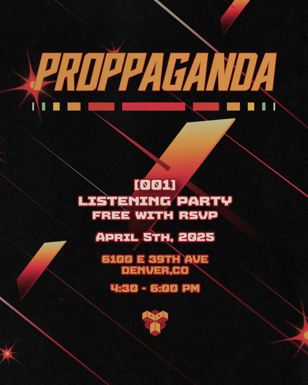 PROPPAGANDA LISTENING PARTY event banner